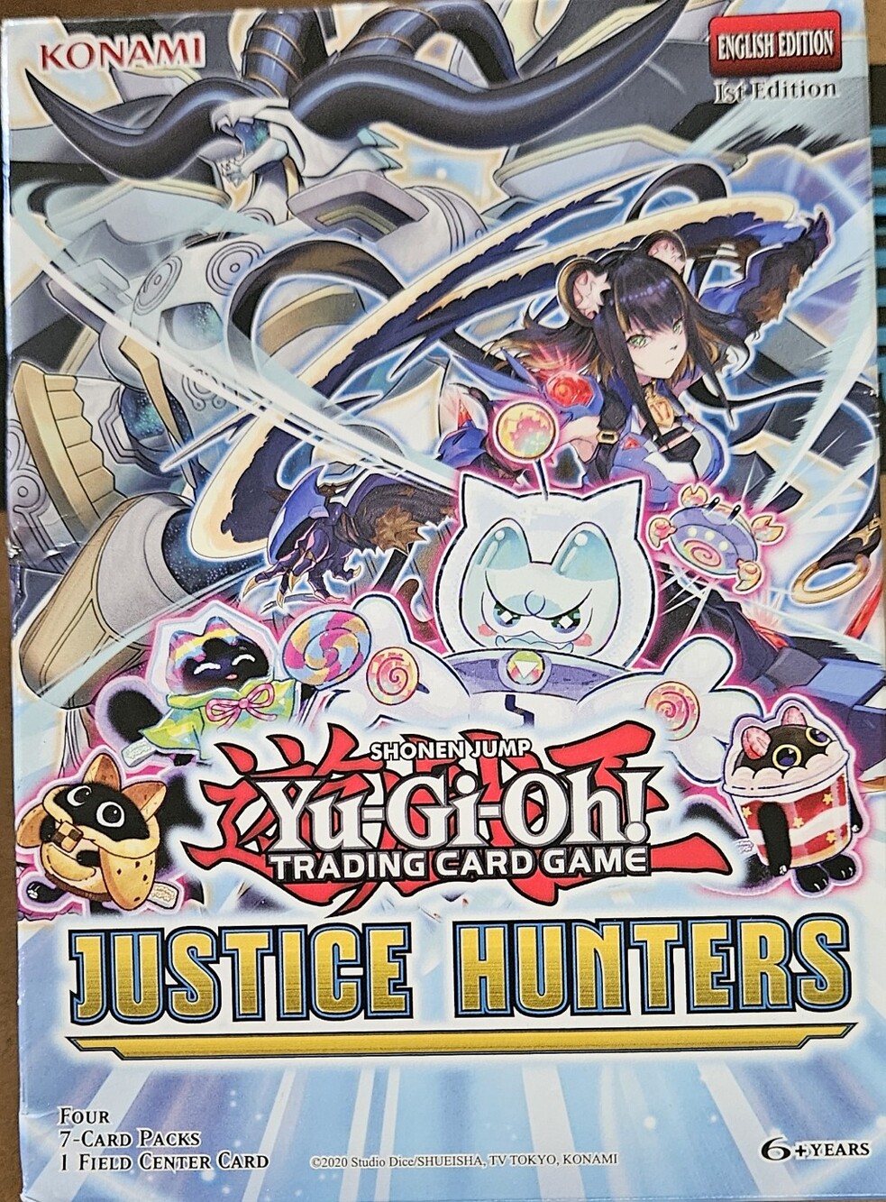 Konami Yu-Gi-Oh! Justice Hunters Booster Box — Blue Artwork - Picture 1 of 2